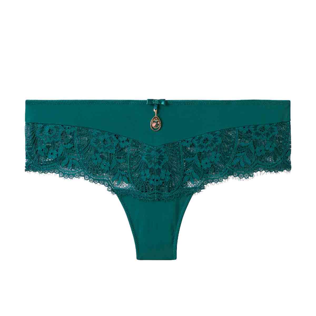 INOUIE Green tanga shorts