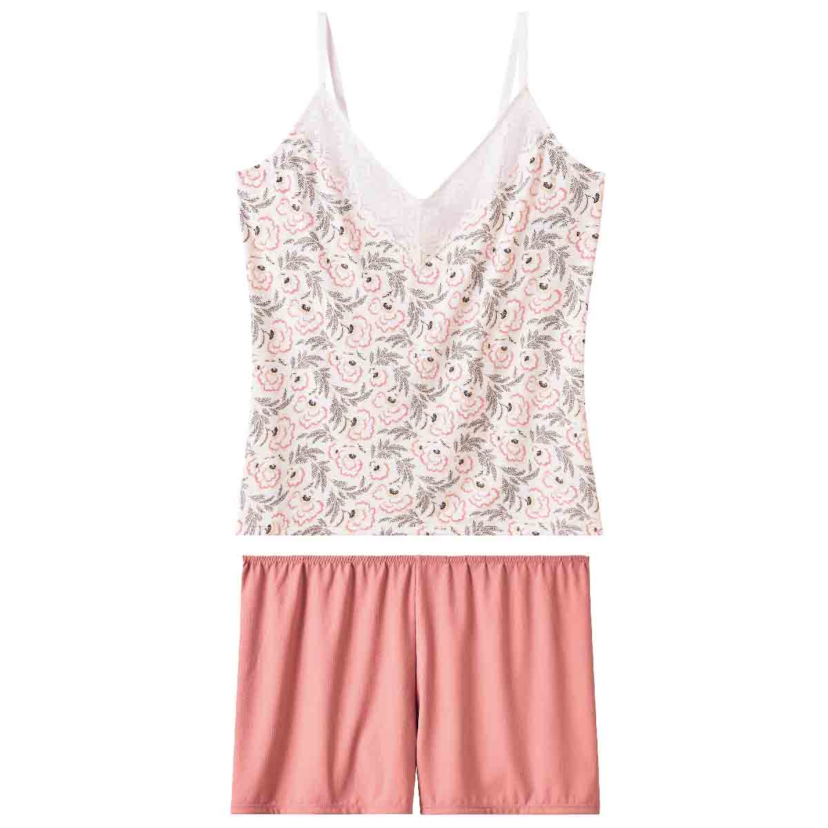 PRUDENTE Top Short Multico Ivory