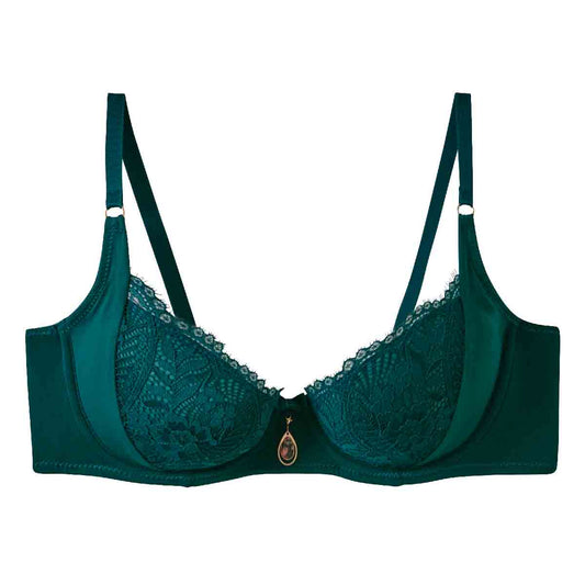 INOUIE CDE Green Underwired Bra 