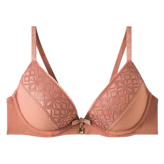 PRUDENTE Soutien-Gorge Coques Terracotta