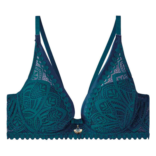 SECRETE Soutien-Gorge Coques Turquoise