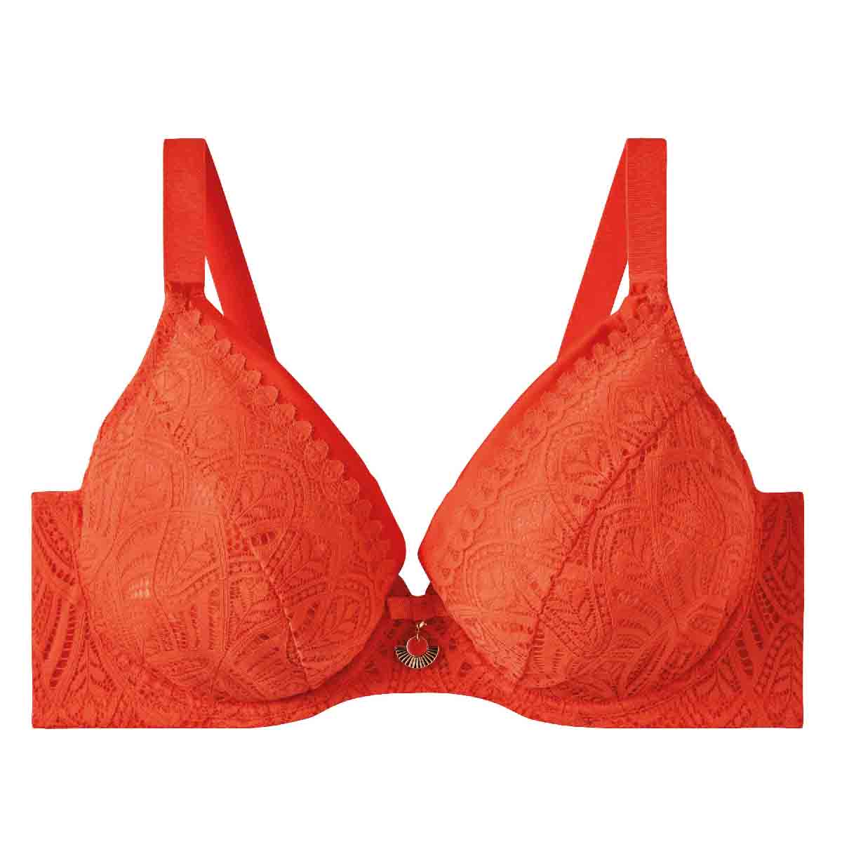 SECRETE CDE Orange Underwired Bra 